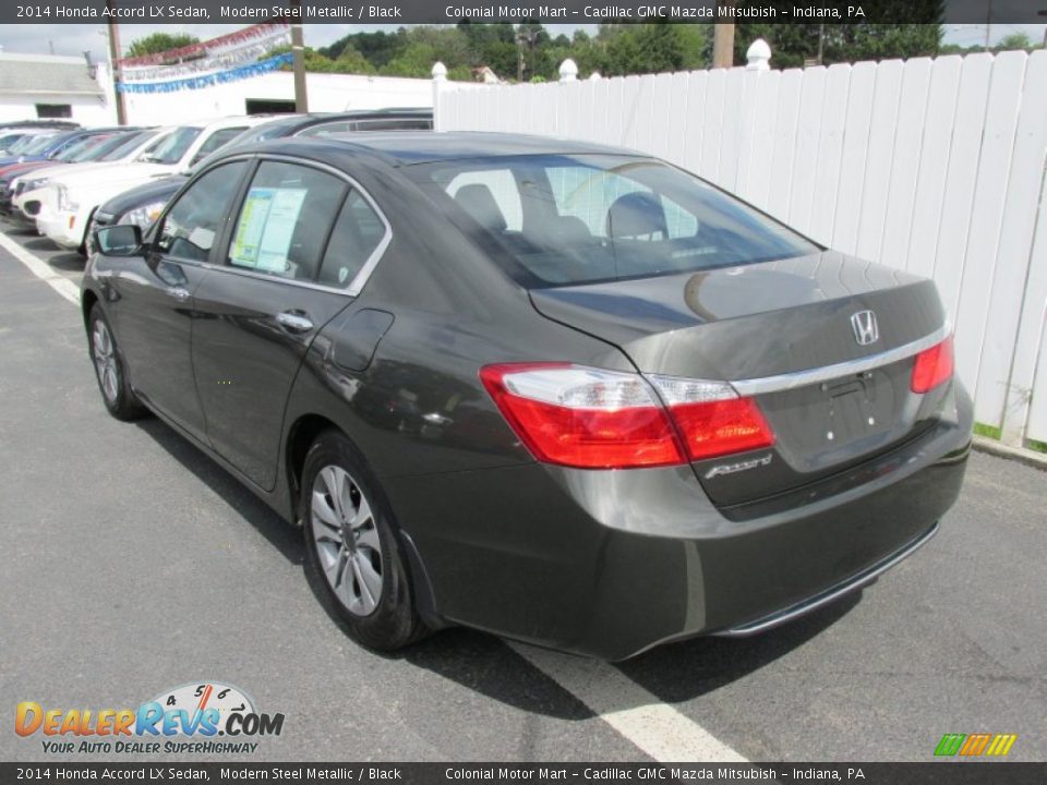 2014 Honda Accord LX Sedan Modern Steel Metallic / Black Photo #4