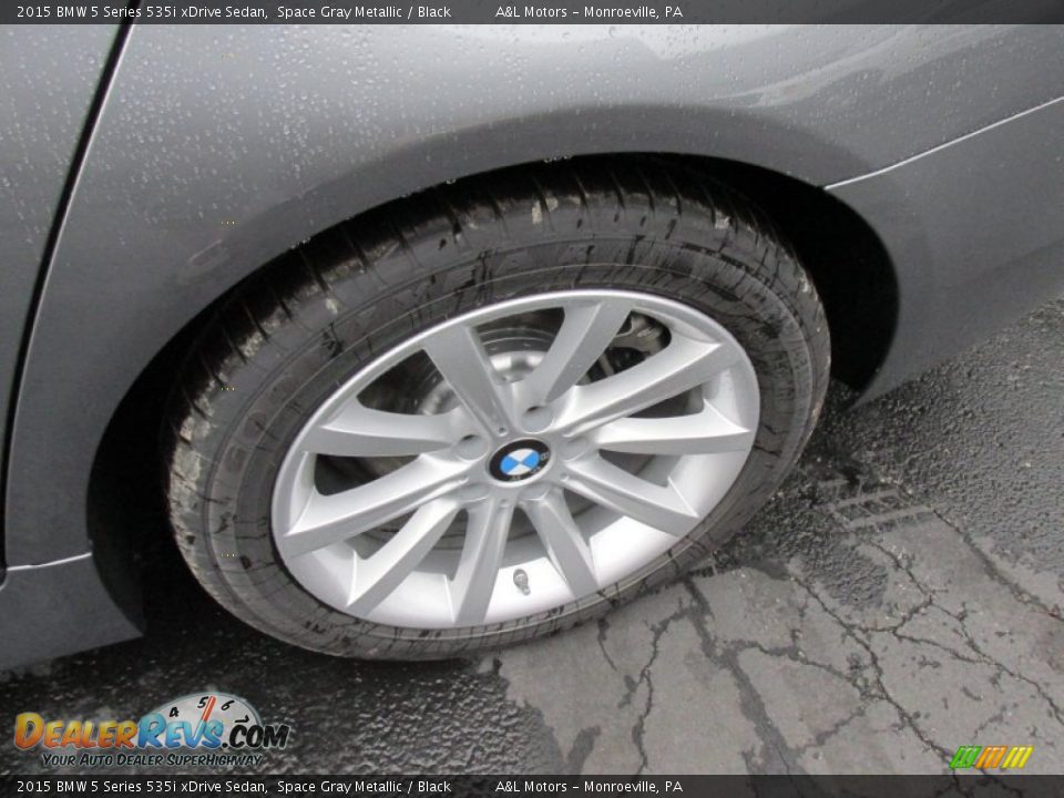 2015 BMW 5 Series 535i xDrive Sedan Space Gray Metallic / Black Photo #3