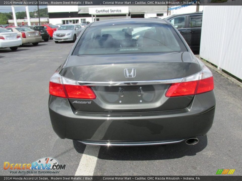 2014 Honda Accord LX Sedan Modern Steel Metallic / Black Photo #5
