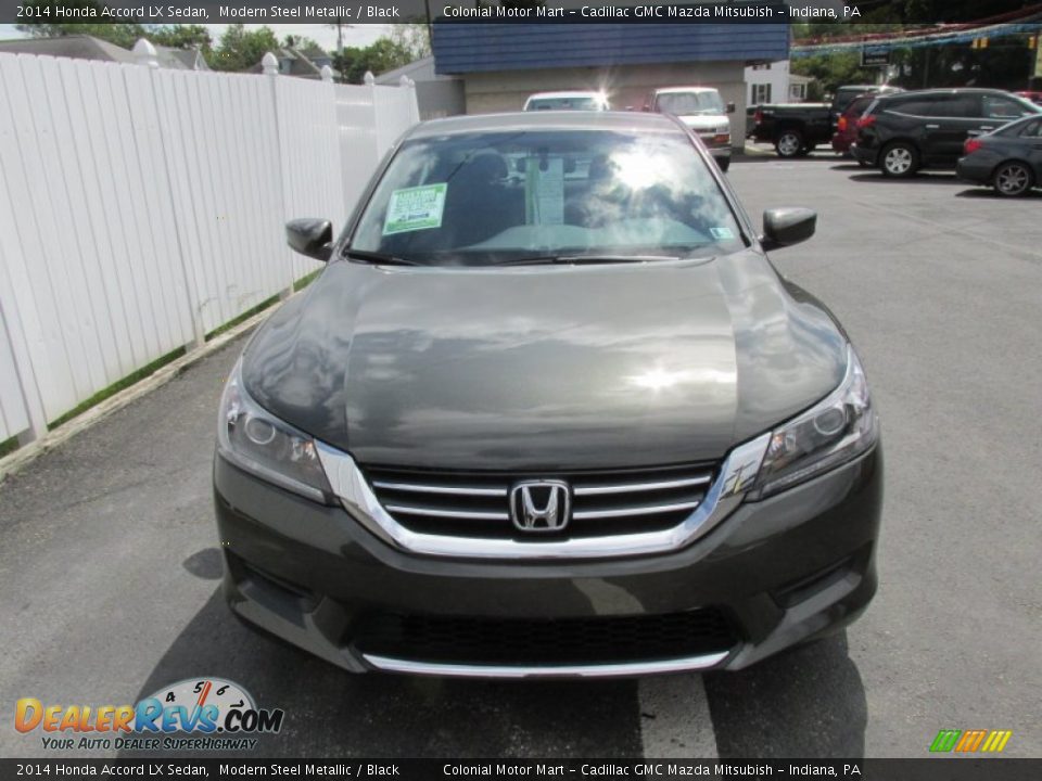 2014 Honda Accord LX Sedan Modern Steel Metallic / Black Photo #8