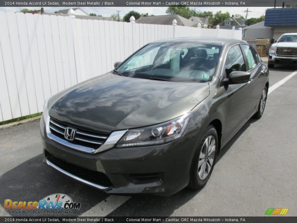 2014 Honda Accord LX Sedan Modern Steel Metallic / Black Photo #9