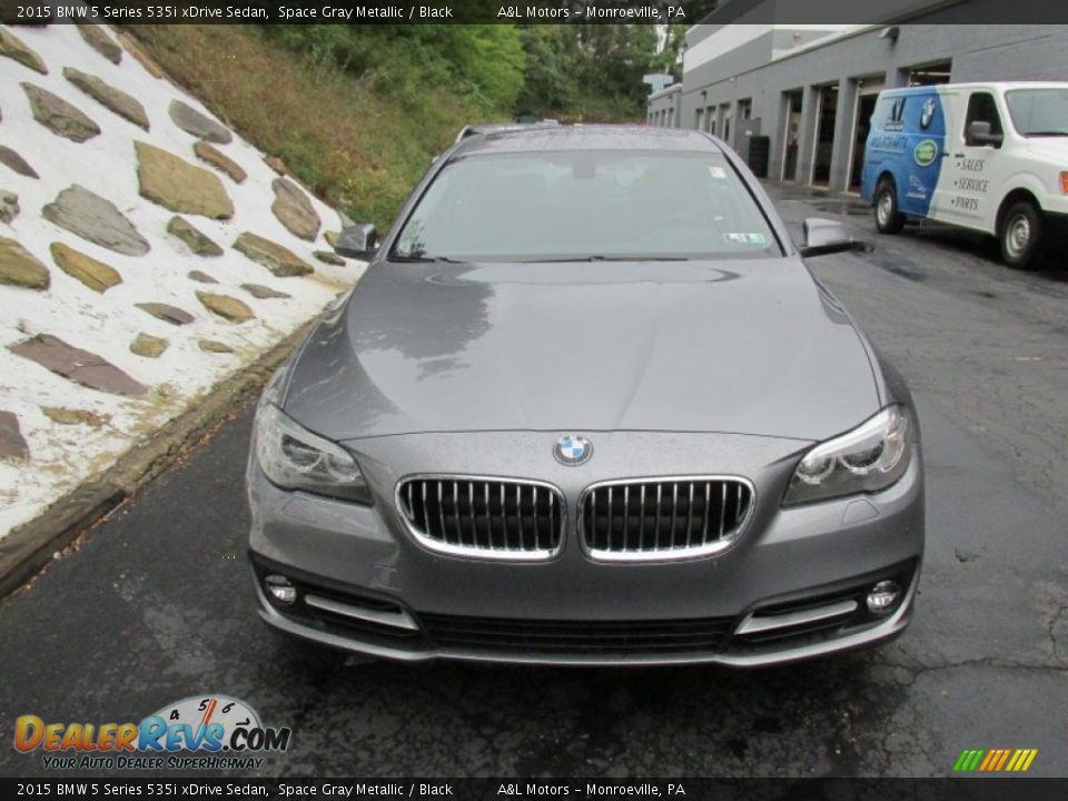 2015 BMW 5 Series 535i xDrive Sedan Space Gray Metallic / Black Photo #8