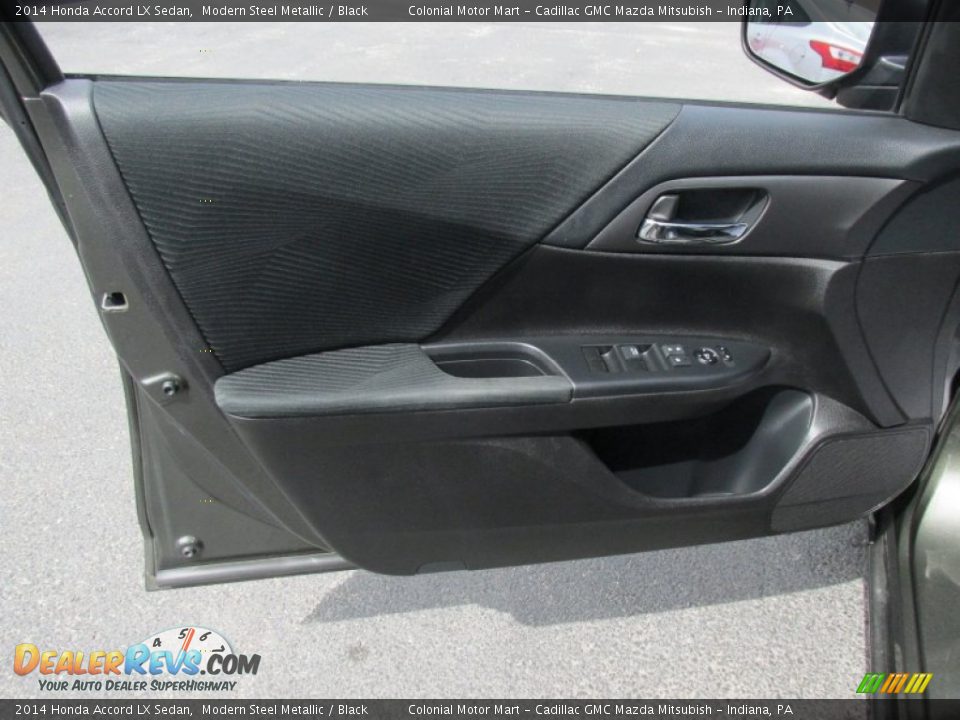 2014 Honda Accord LX Sedan Modern Steel Metallic / Black Photo #11