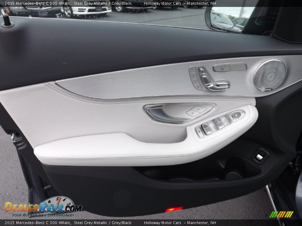 2015 Mercedes-Benz C 300 4Matic Steel Grey Metallic / Grey/Black Photo #9