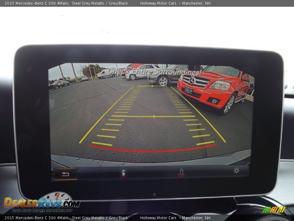 2015 Mercedes-Benz C 300 4Matic Steel Grey Metallic / Grey/Black Photo #13