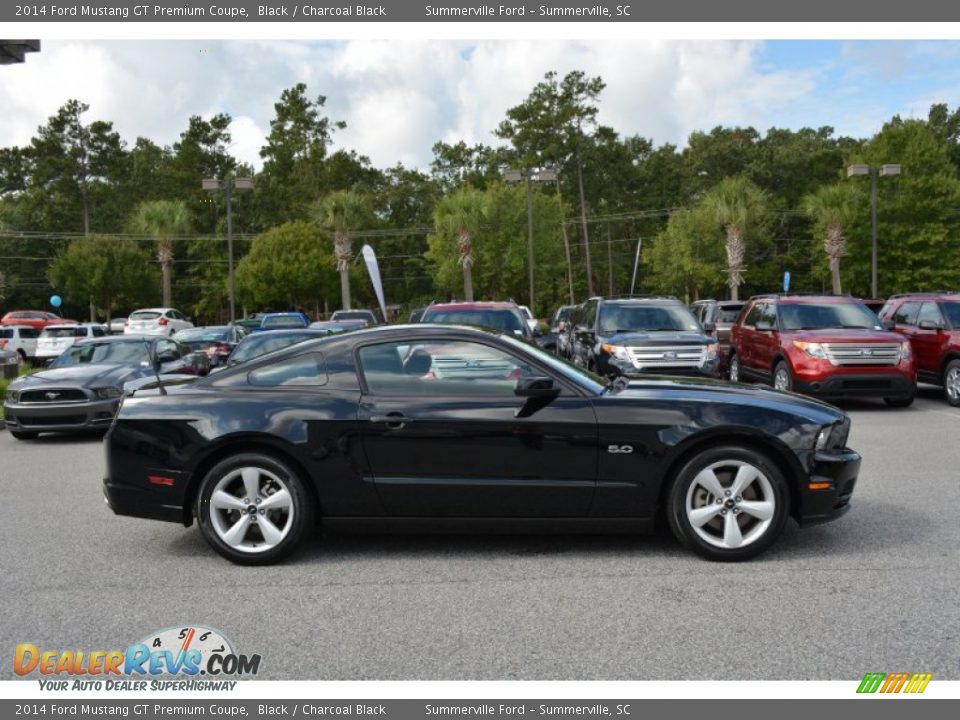 2014 Ford Mustang GT Premium Coupe Black / Charcoal Black Photo #2