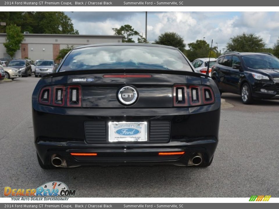 2014 Ford Mustang GT Premium Coupe Black / Charcoal Black Photo #4