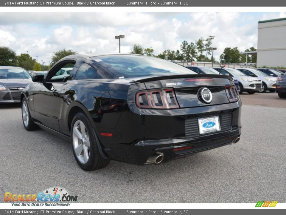 2014 Ford Mustang GT Premium Coupe Black / Charcoal Black Photo #5