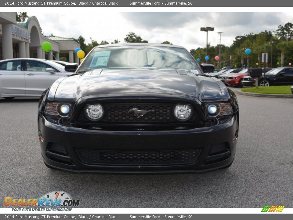 2014 Ford Mustang GT Premium Coupe Black / Charcoal Black Photo #8