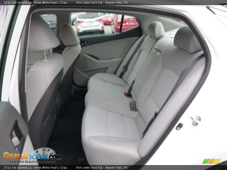 2013 Kia Optima LX Snow White Pearl / Gray Photo #12