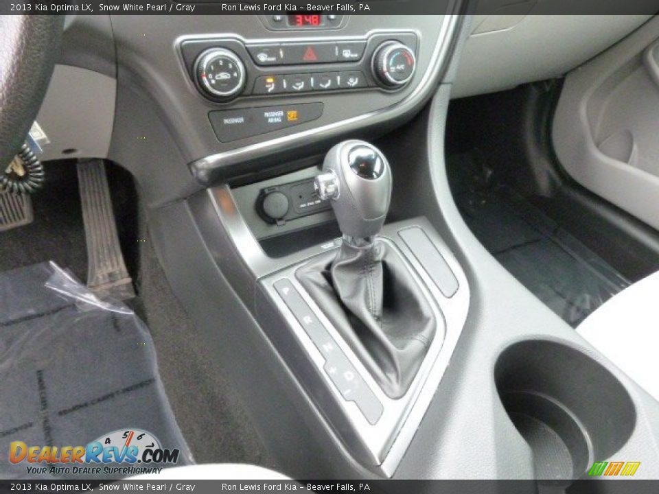 2013 Kia Optima LX Snow White Pearl / Gray Photo #17