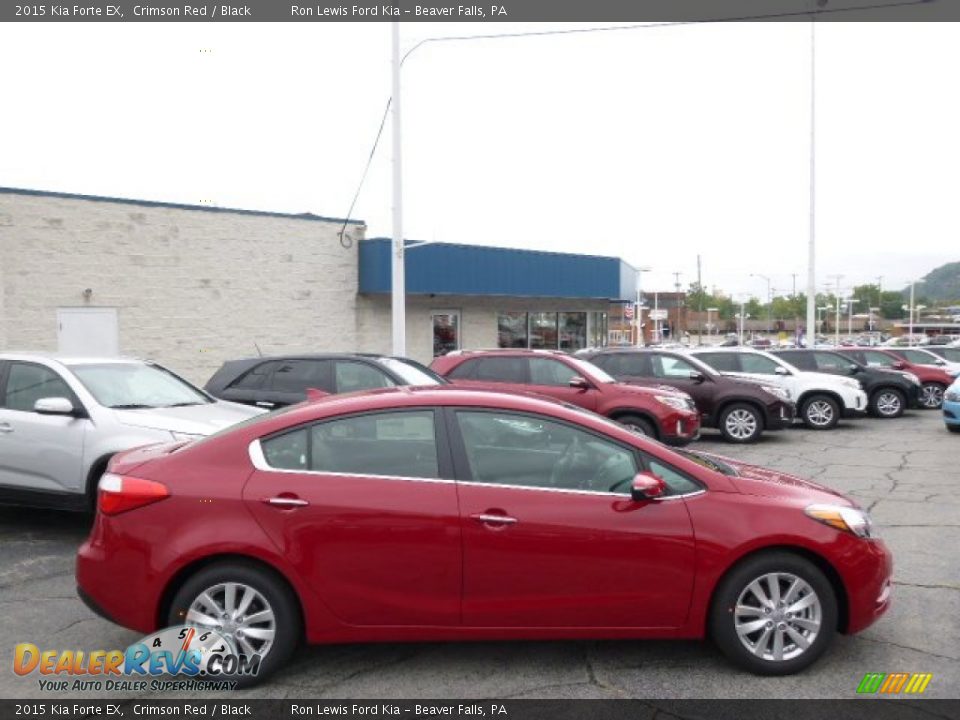 2015 Kia Forte EX Crimson Red / Black Photo #1