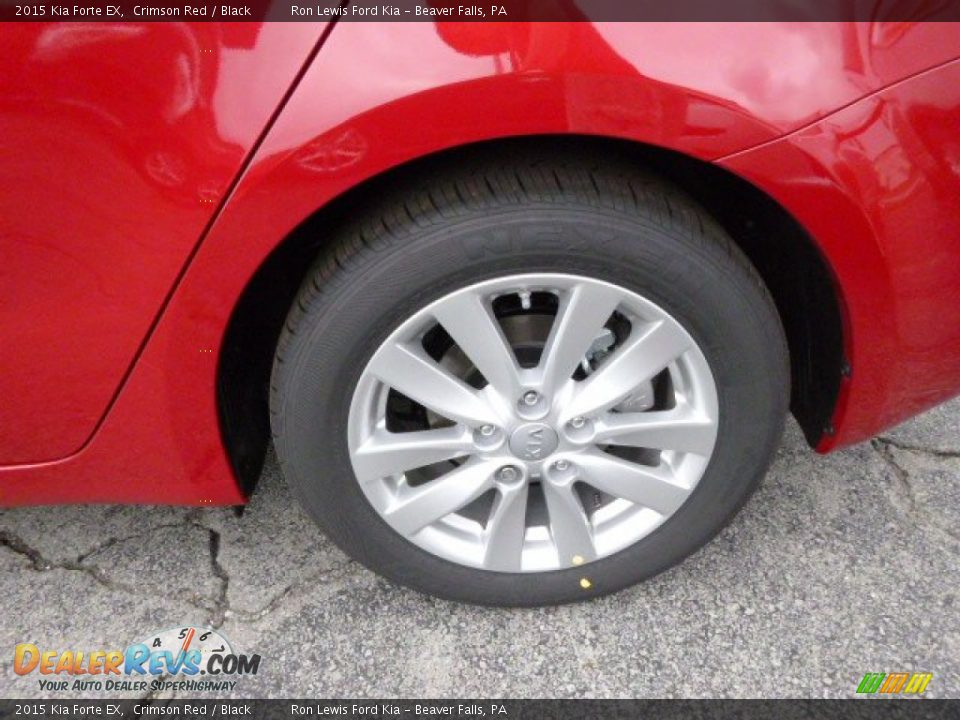 2015 Kia Forte EX Crimson Red / Black Photo #9