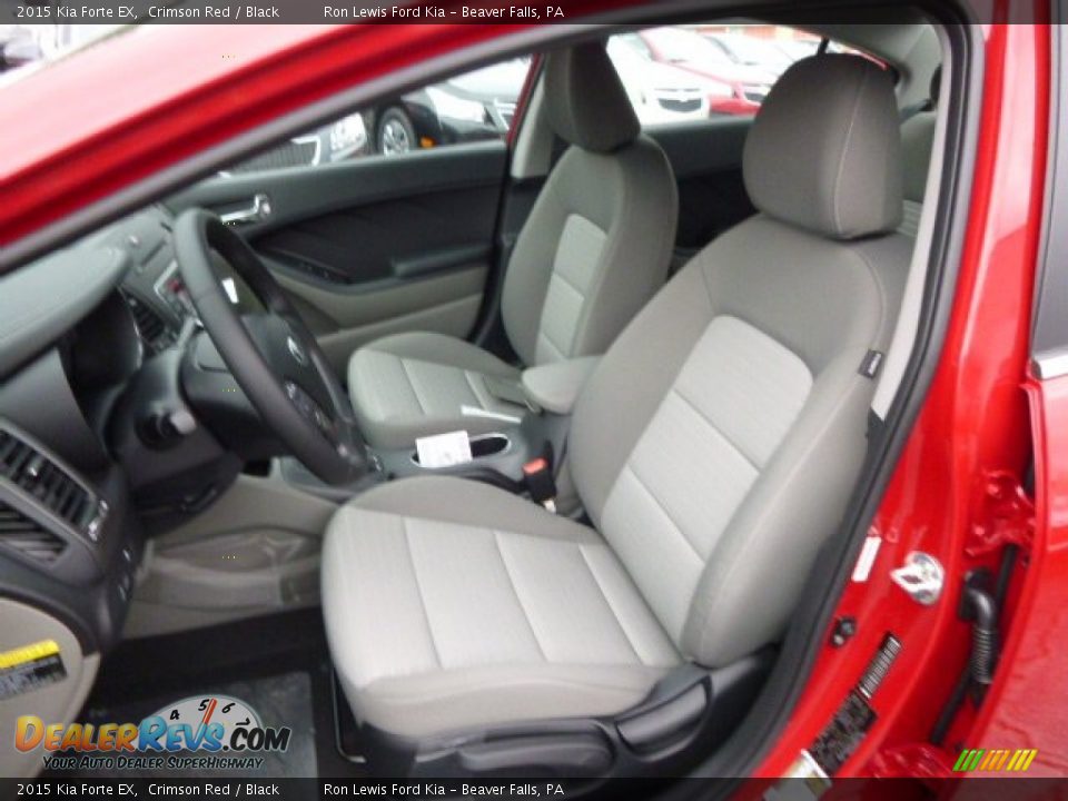 2015 Kia Forte EX Crimson Red / Black Photo #10