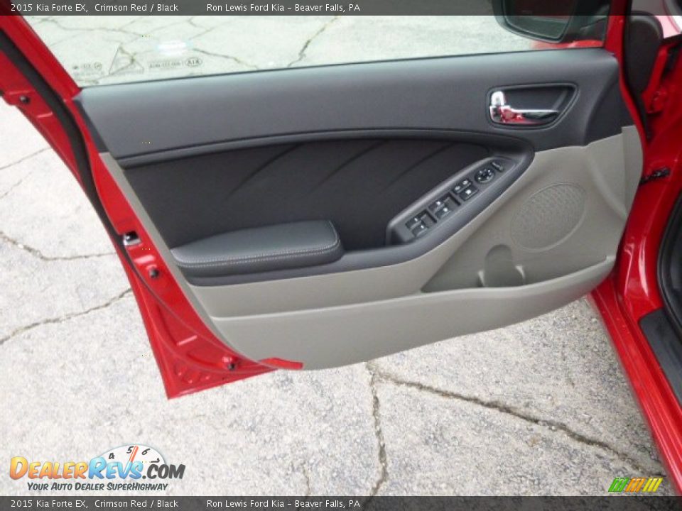 2015 Kia Forte EX Crimson Red / Black Photo #11