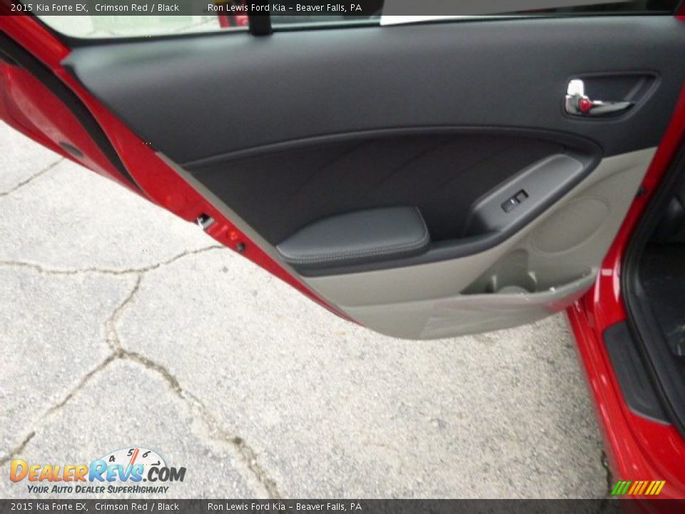 2015 Kia Forte EX Crimson Red / Black Photo #13