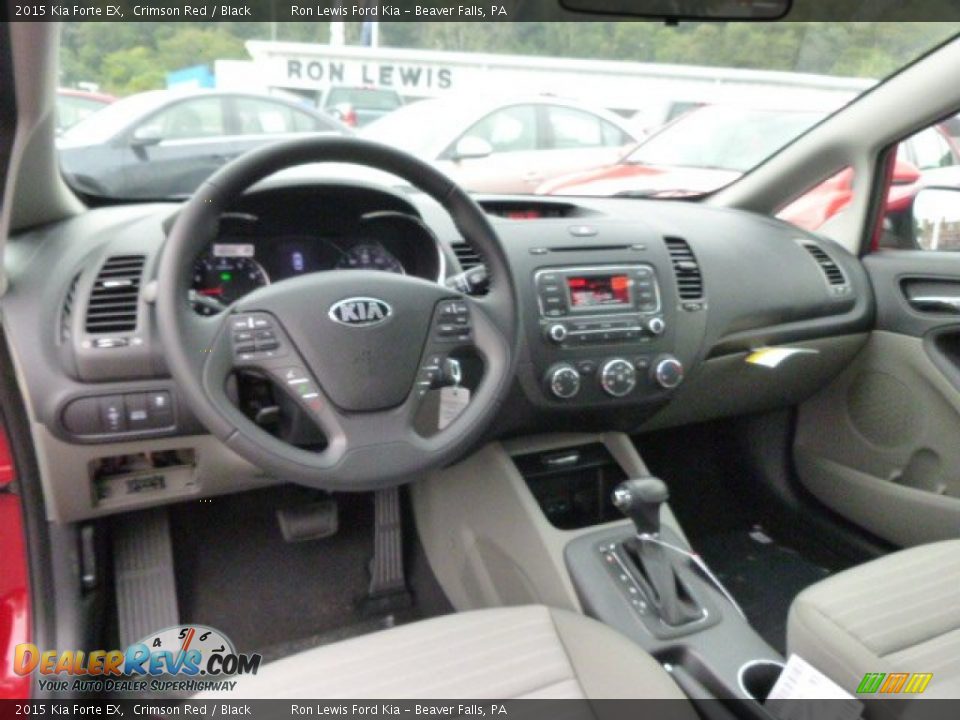2015 Kia Forte EX Crimson Red / Black Photo #14