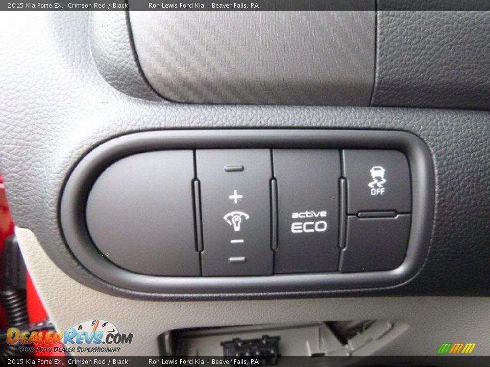 2015 Kia Forte EX Crimson Red / Black Photo #16