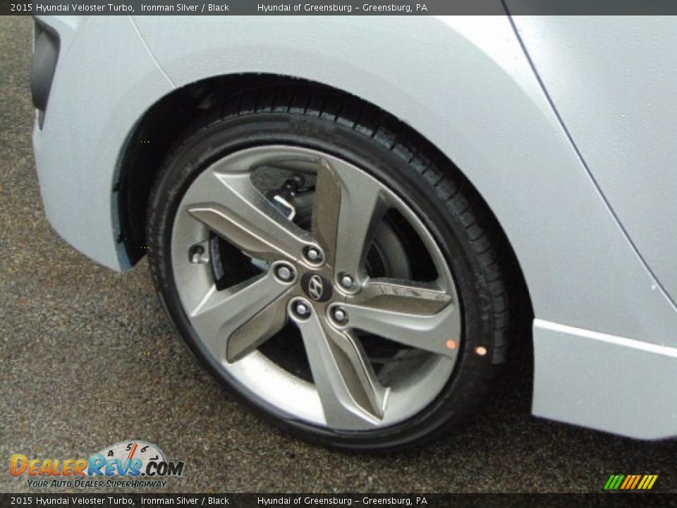 2015 Hyundai Veloster Turbo Ironman Silver / Black Photo #3