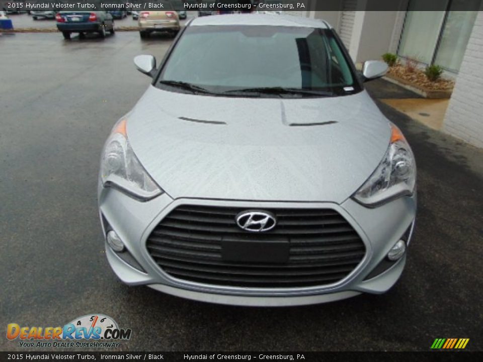 2015 Hyundai Veloster Turbo Ironman Silver / Black Photo #4