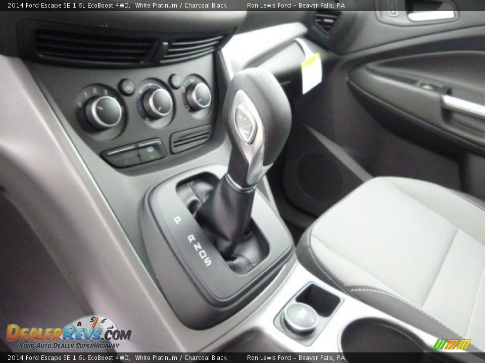 2014 Ford Escape SE 1.6L EcoBoost 4WD White Platinum / Charcoal Black Photo #18
