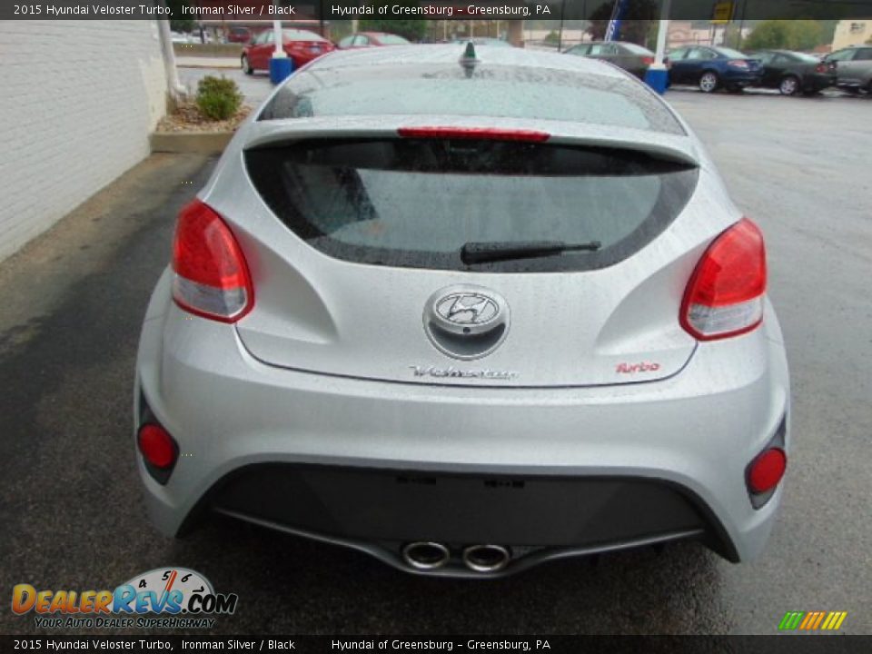 2015 Hyundai Veloster Turbo Ironman Silver / Black Photo #6