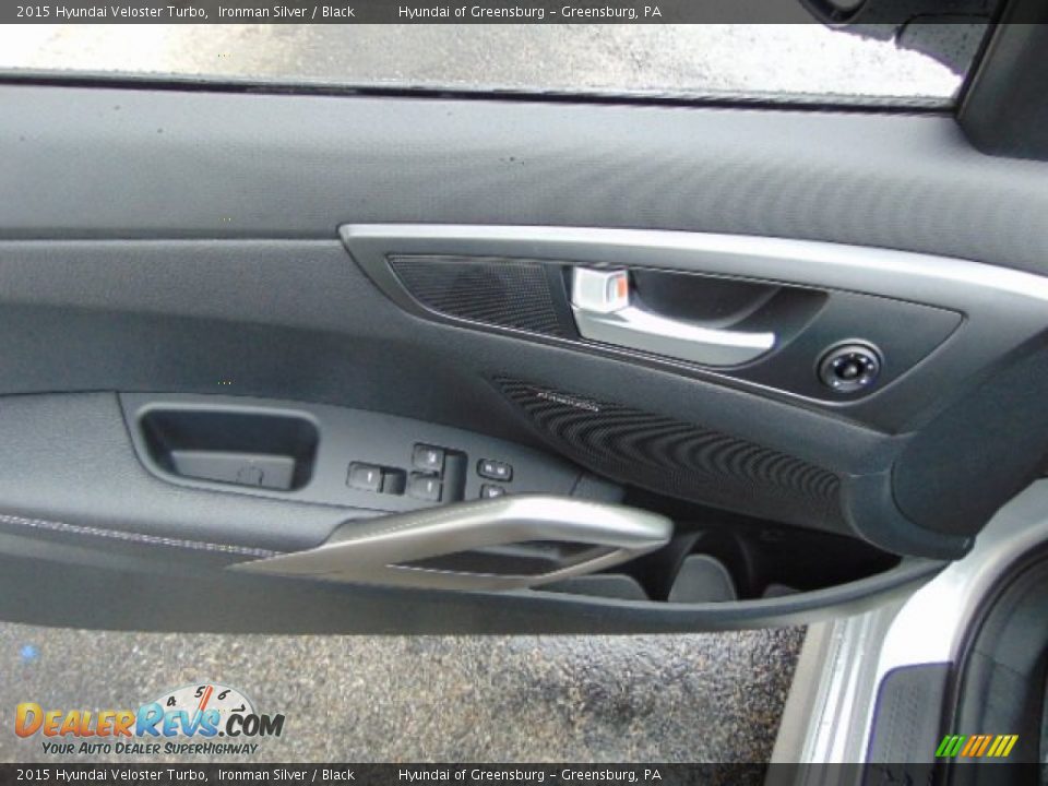 2015 Hyundai Veloster Turbo Ironman Silver / Black Photo #9