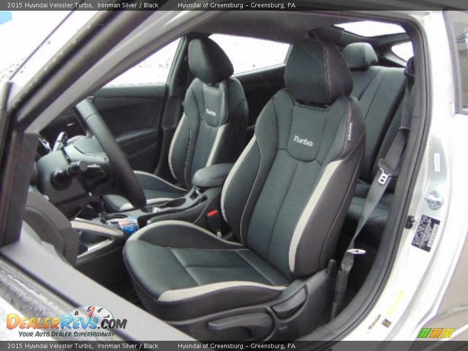 Front Seat of 2015 Hyundai Veloster Turbo Photo #10