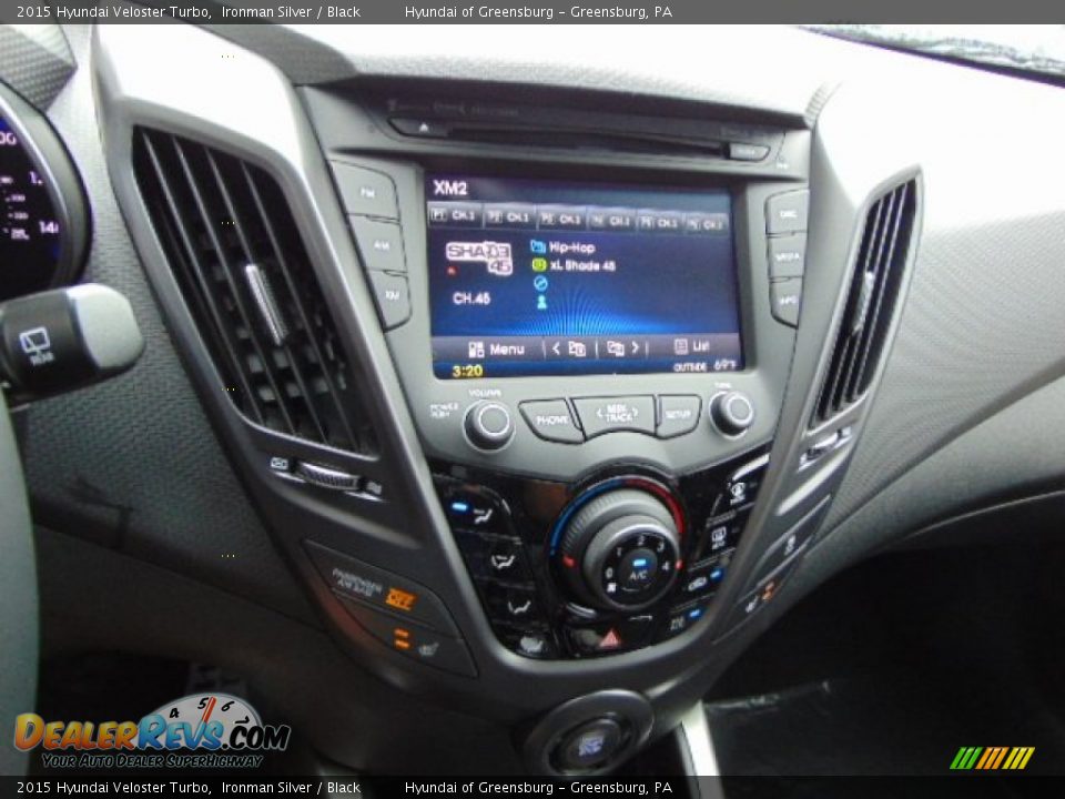 2015 Hyundai Veloster Turbo Ironman Silver / Black Photo #13