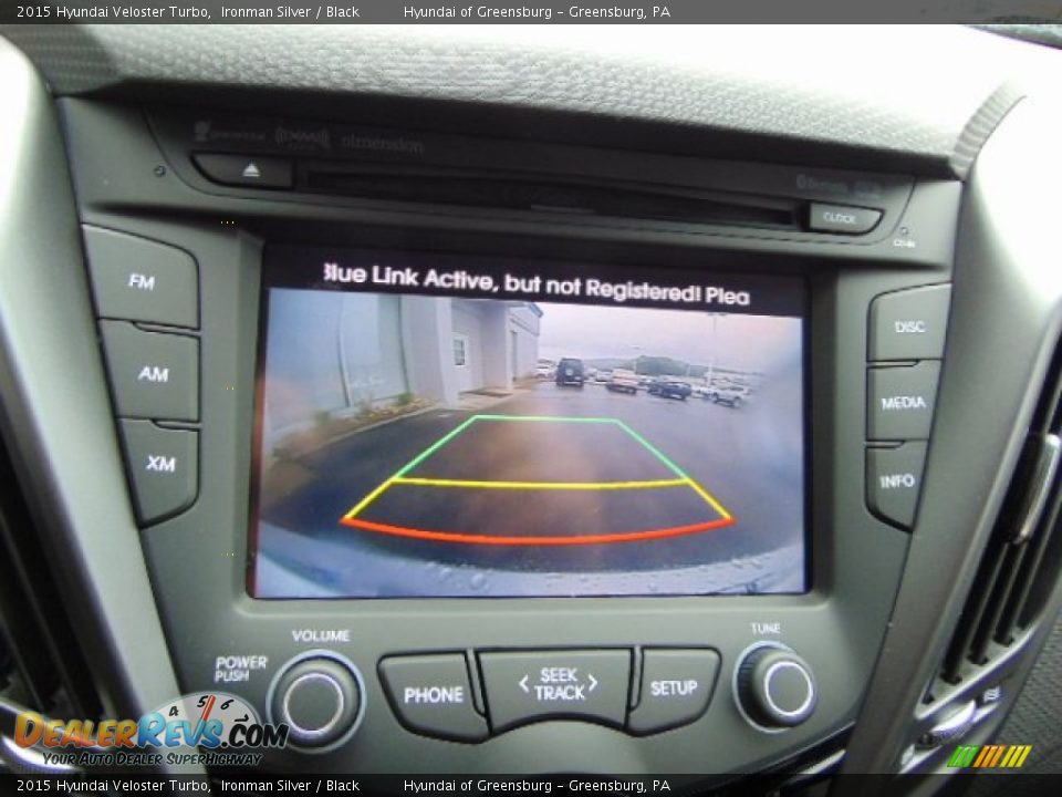 2015 Hyundai Veloster Turbo Ironman Silver / Black Photo #14