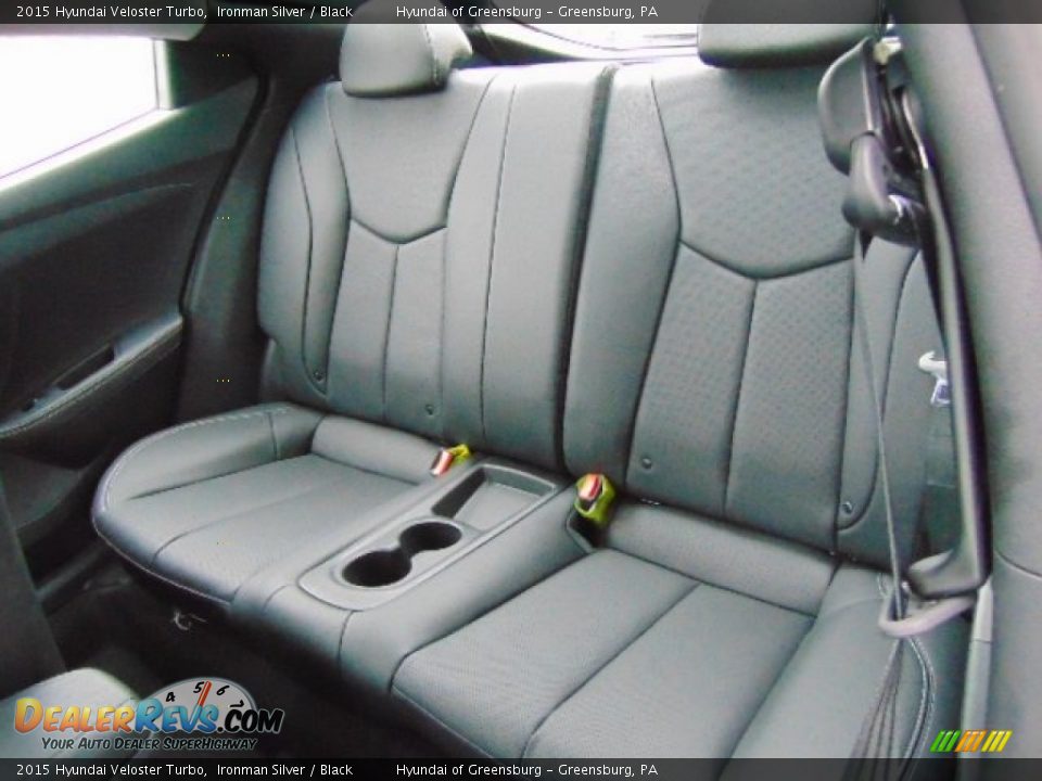 Rear Seat of 2015 Hyundai Veloster Turbo Photo #17