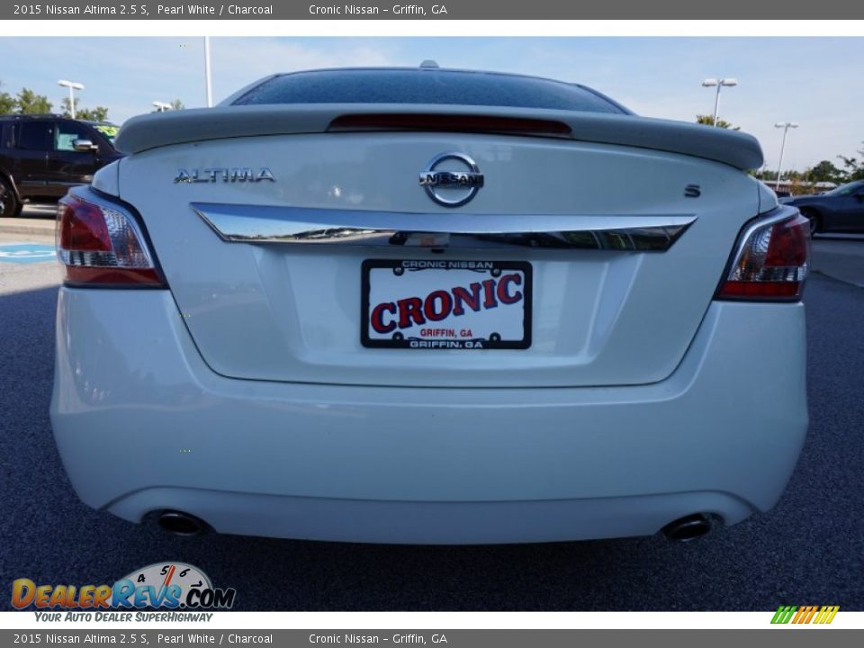 2015 Nissan Altima 2.5 S Pearl White / Charcoal Photo #4
