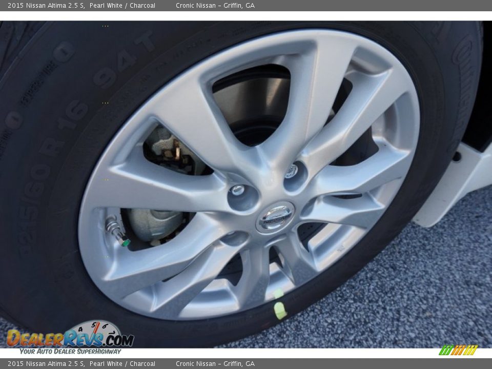 2015 Nissan Altima 2.5 S Pearl White / Charcoal Photo #12