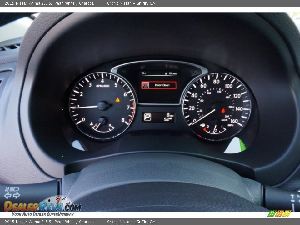2015 Nissan Altima 2.5 S Pearl White / Charcoal Photo #14