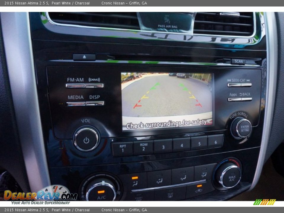 2015 Nissan Altima 2.5 S Pearl White / Charcoal Photo #15