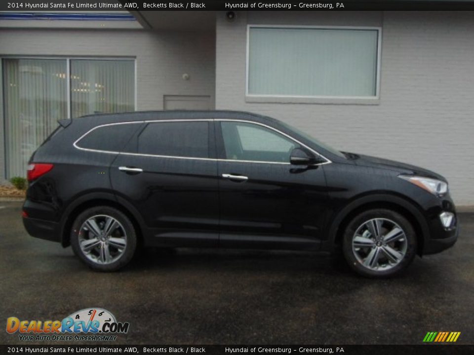 Becketts Black 2014 Hyundai Santa Fe Limited Ultimate AWD Photo #2