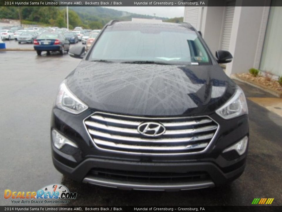 2014 Hyundai Santa Fe Limited Ultimate AWD Becketts Black / Black Photo #3