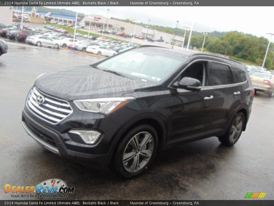2014 Hyundai Santa Fe Limited Ultimate AWD Becketts Black / Black Photo #4