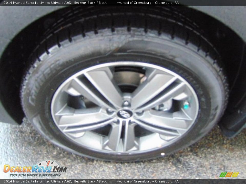 2014 Hyundai Santa Fe Limited Ultimate AWD Becketts Black / Black Photo #5
