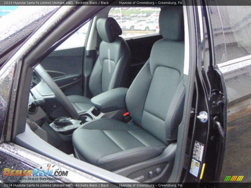 Front Seat of 2014 Hyundai Santa Fe Limited Ultimate AWD Photo #11
