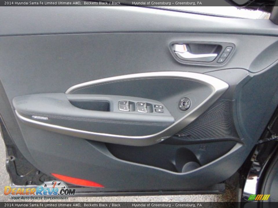 Door Panel of 2014 Hyundai Santa Fe Limited Ultimate AWD Photo #13