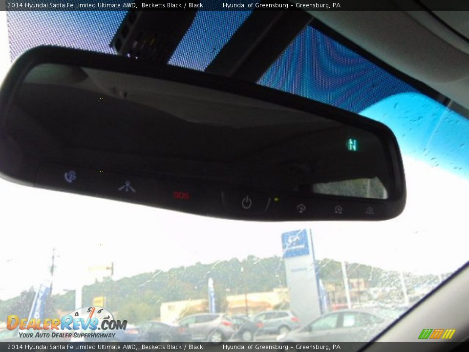 2014 Hyundai Santa Fe Limited Ultimate AWD Becketts Black / Black Photo #14
