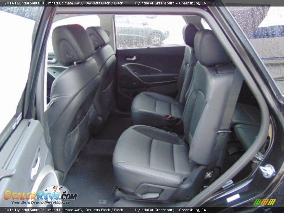 Rear Seat of 2014 Hyundai Santa Fe Limited Ultimate AWD Photo #19