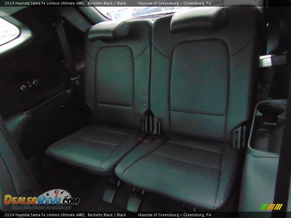 Rear Seat of 2014 Hyundai Santa Fe Limited Ultimate AWD Photo #21