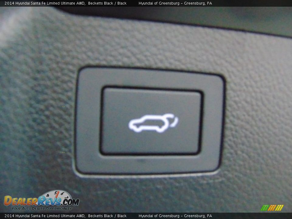 2014 Hyundai Santa Fe Limited Ultimate AWD Becketts Black / Black Photo #23