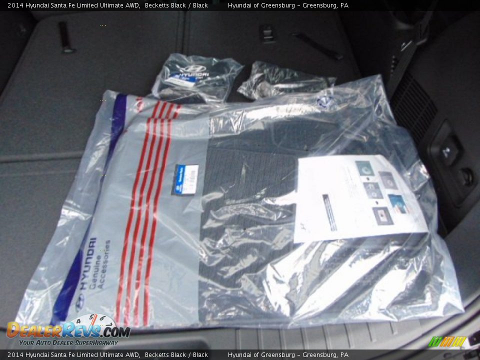 2014 Hyundai Santa Fe Limited Ultimate AWD Becketts Black / Black Photo #24