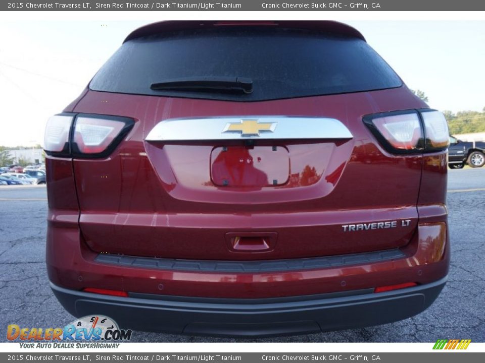 2015 Chevrolet Traverse LT Siren Red Tintcoat / Dark Titanium/Light Titanium Photo #6
