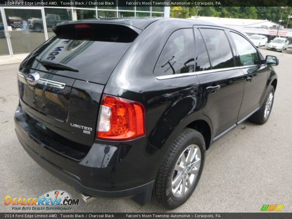 2014 Ford Edge Limited AWD Tuxedo Black / Charcoal Black Photo #2