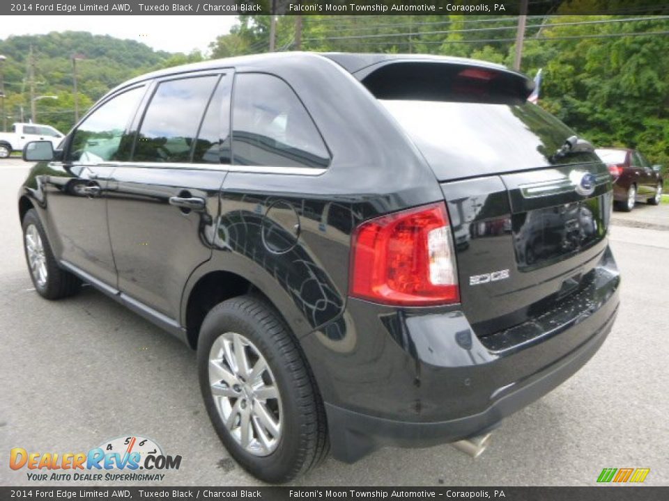 2014 Ford Edge Limited AWD Tuxedo Black / Charcoal Black Photo #4