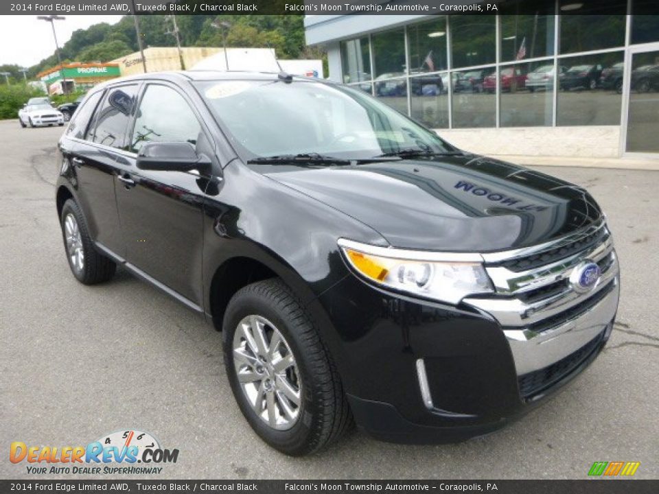 2014 Ford Edge Limited AWD Tuxedo Black / Charcoal Black Photo #8